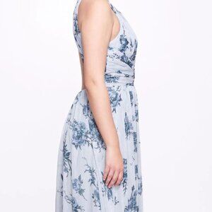Marchesa Notte Carrara Bridesmaids Dress, Size 4, Dusty Blue